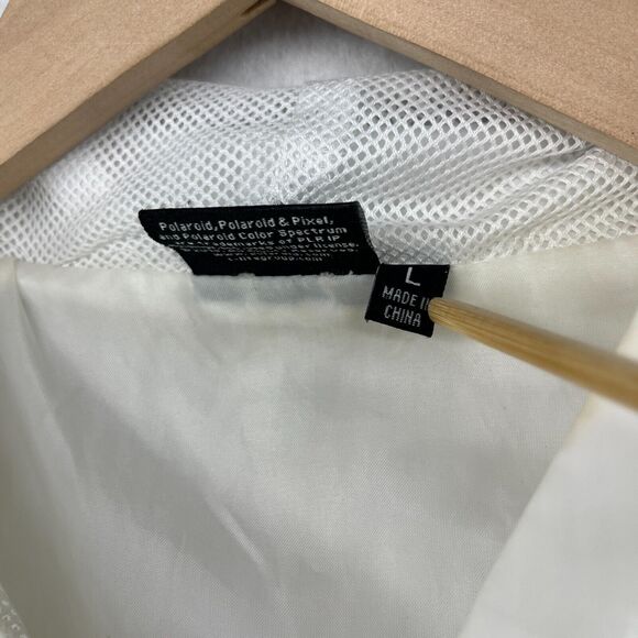 Polaroid Black and White Hooded Windbreaker - Picture 10 of 16